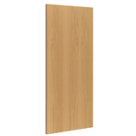 Product flush oak internal door shown angled