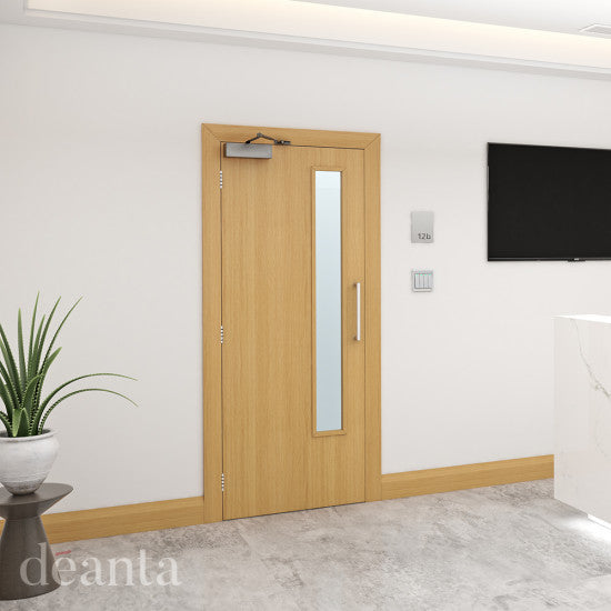 Oak Prefinished Internal Flush FD60 Fire Door