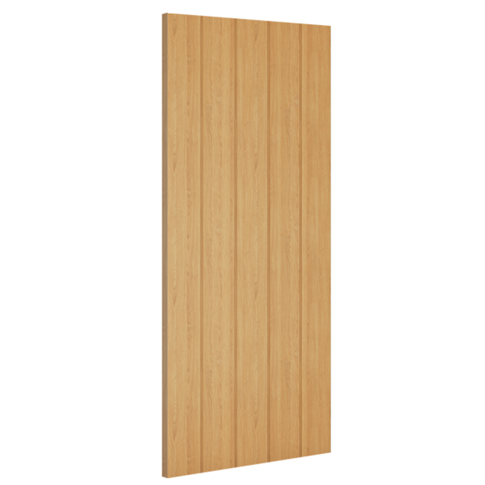 Galway Vertical Panel Oak Door