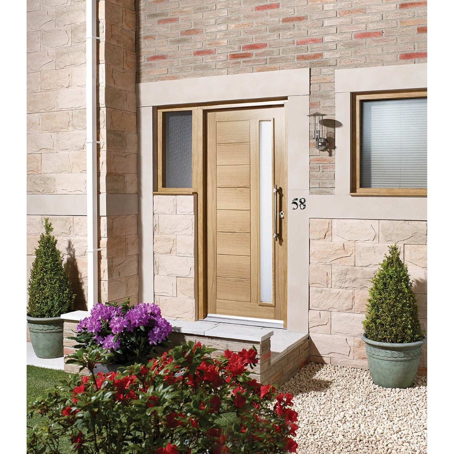 Goodwood Frosted Double Glazed External Door - Lifestyle Image 1