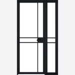 Greenwich W6 Black Prefinished Sidelight - Main Product Image