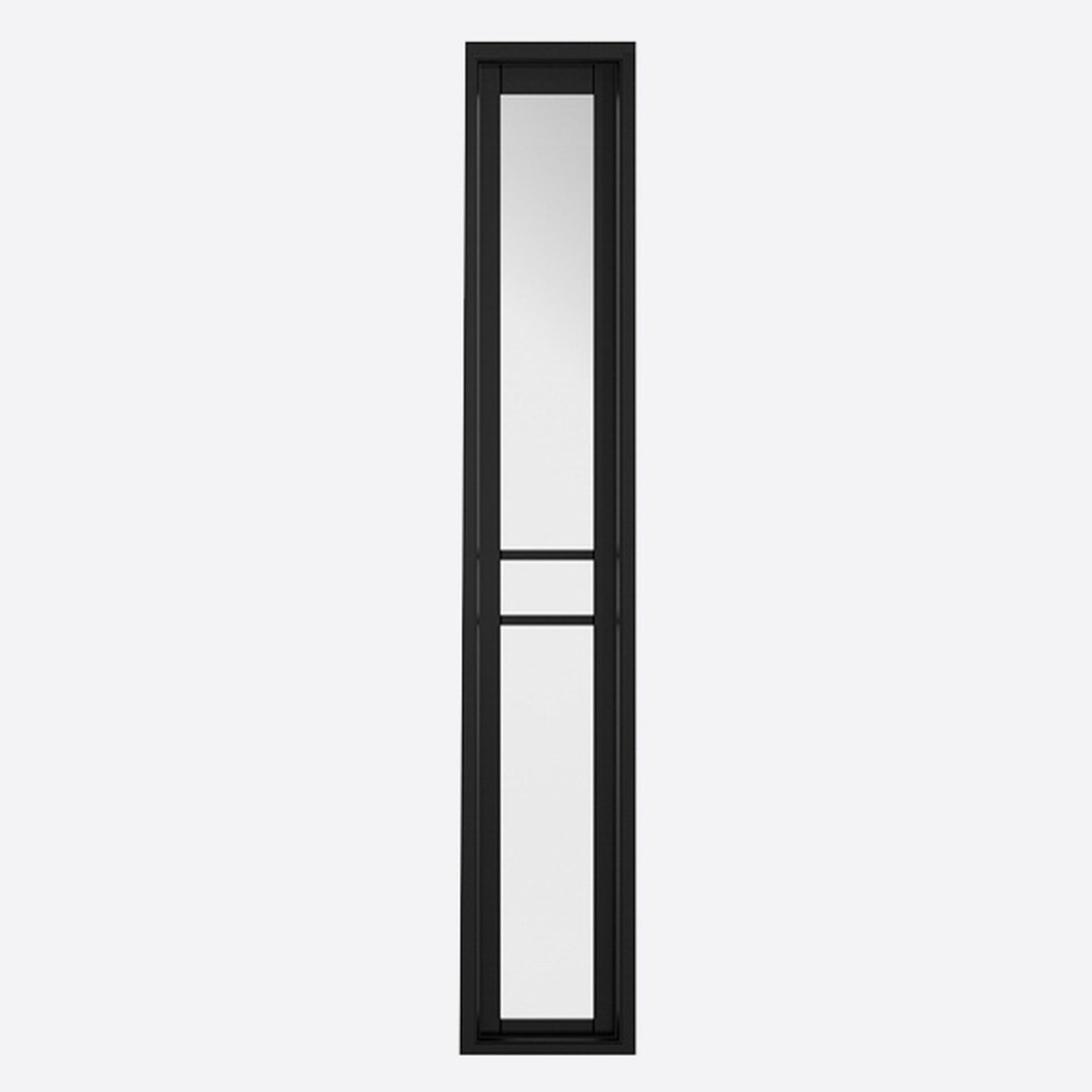 Greenwich W6 Black Prefinished Sidelight - Main Product Image