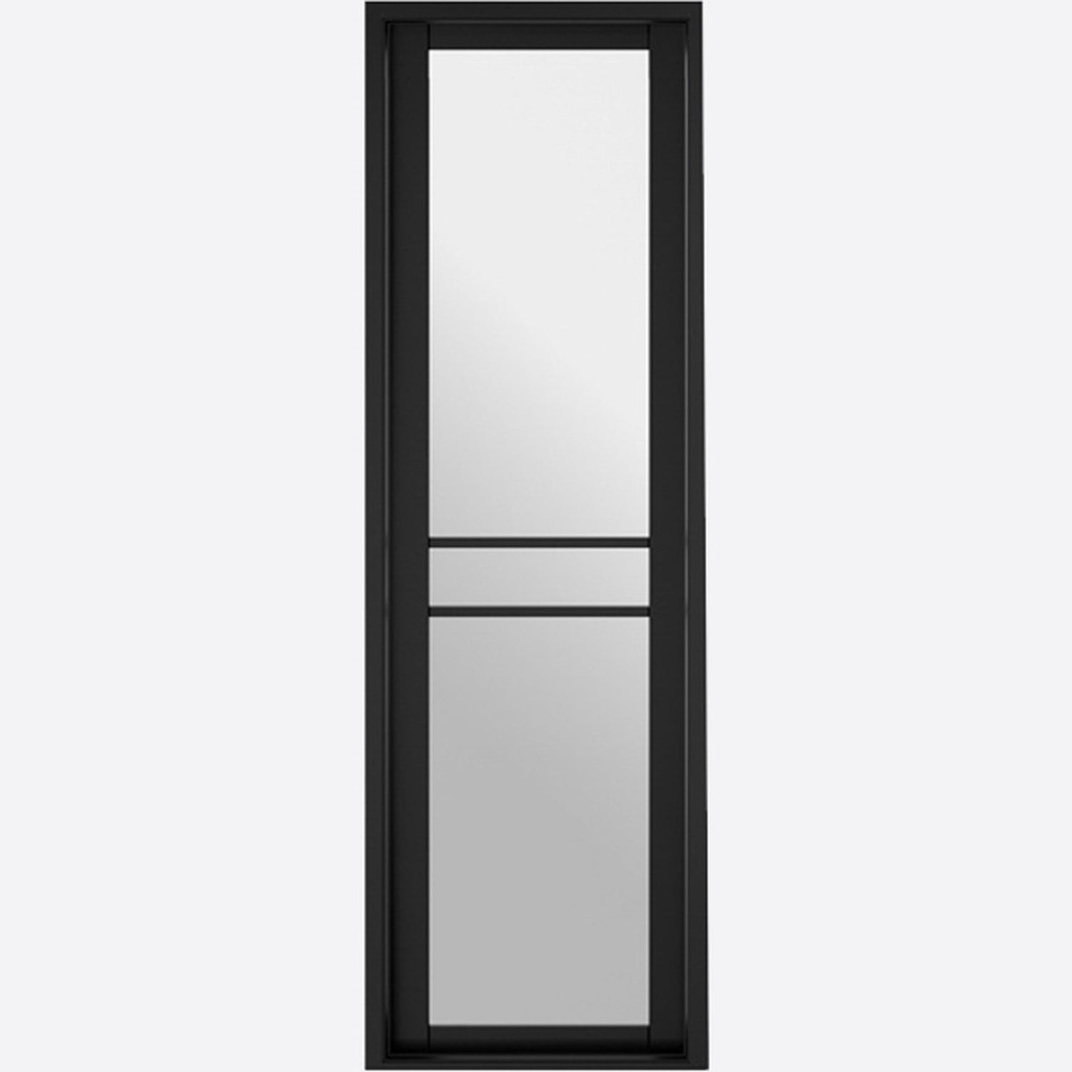 Greenwich W8 Black Prefinished Sidelight - Main Product Image