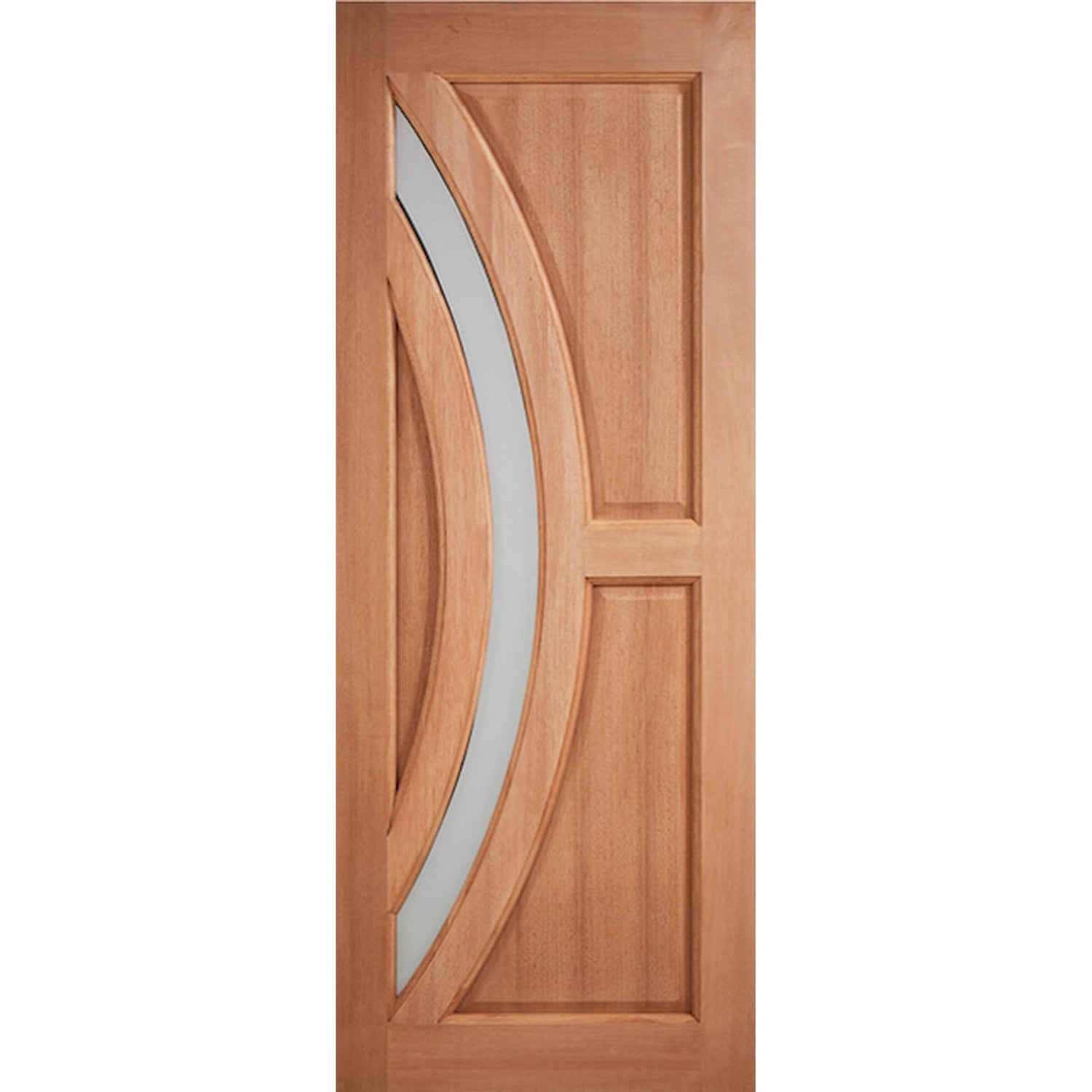 Harrow Frosted Glazed Hardwood External Door - Main Product Image