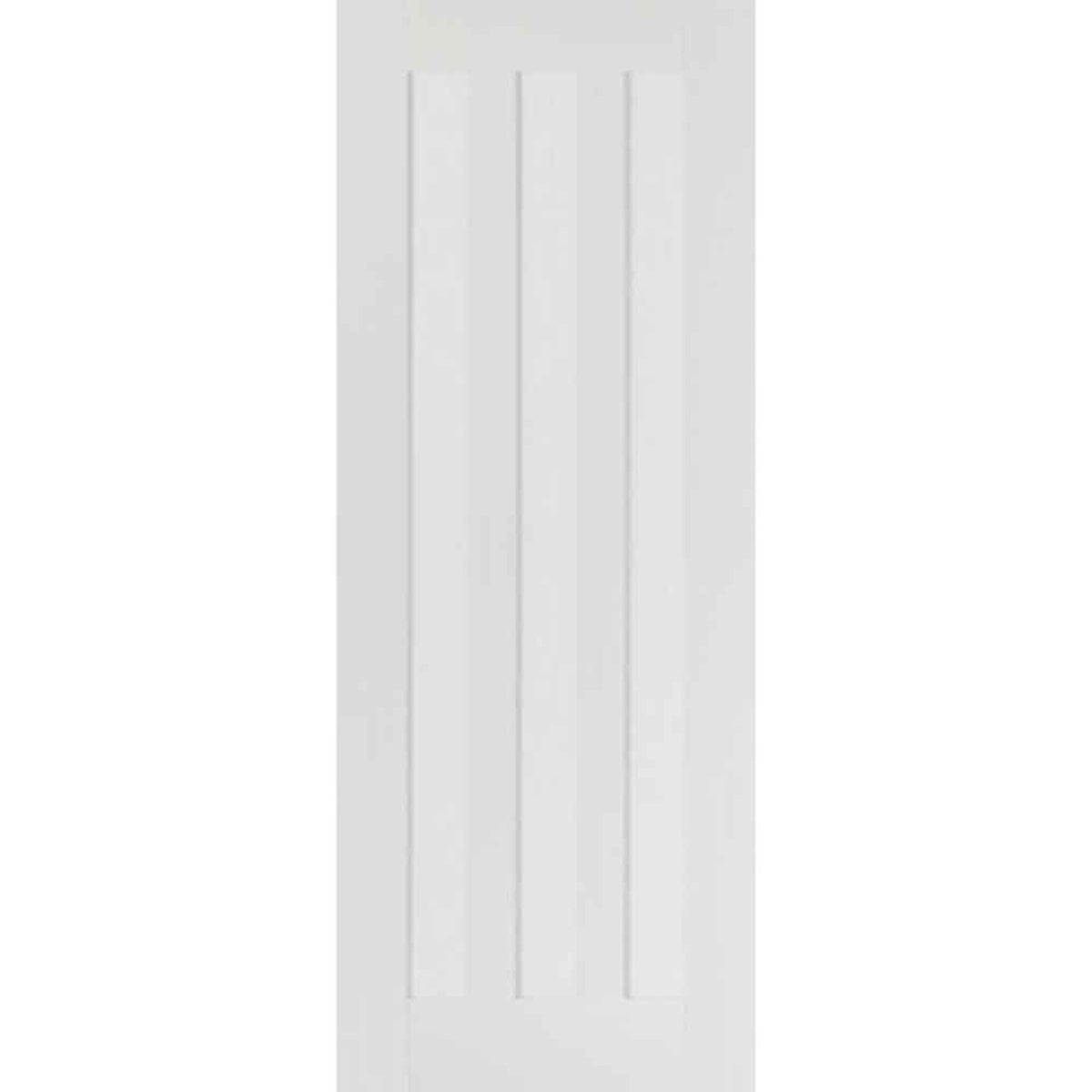 Idaho 3 Panel White Primed FD30 Fire Door - Main Product Image