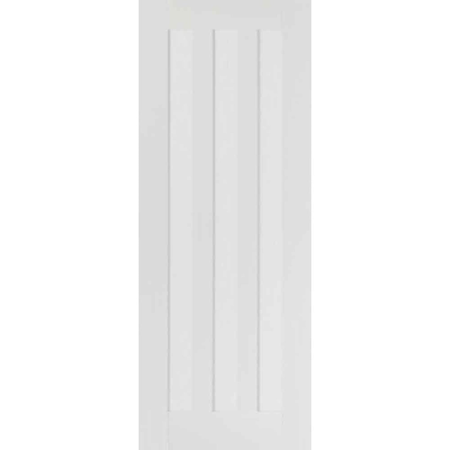 Idaho 3 Panel White Primed FD30 Fire Door - Main Product Image