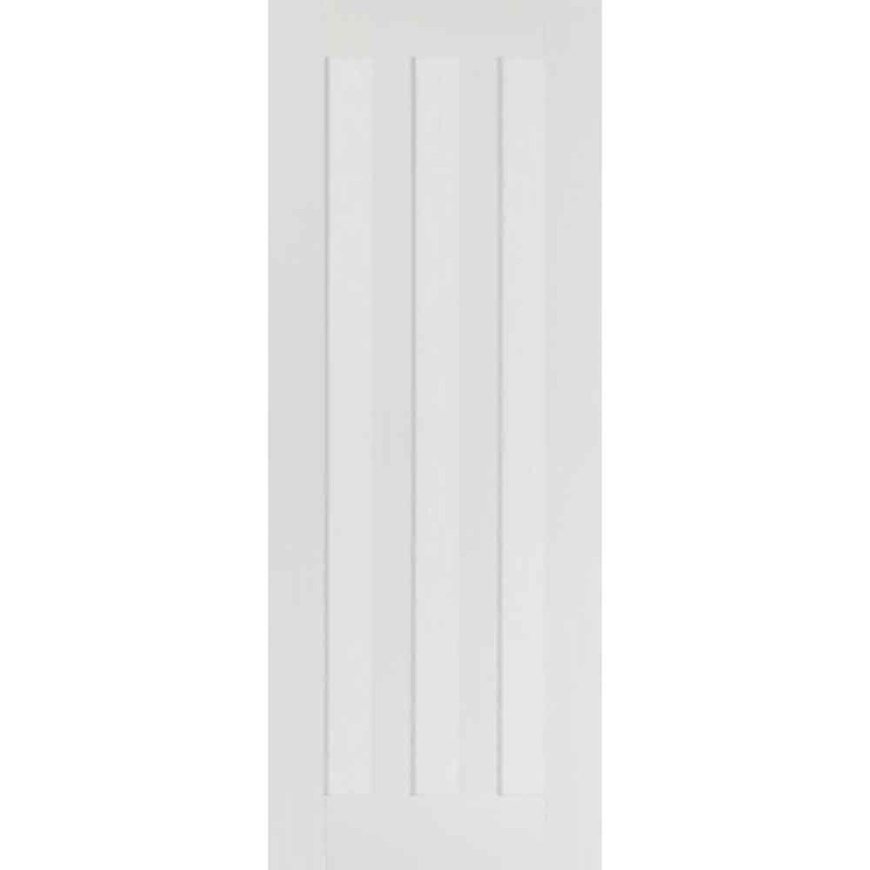 Idaho 3 Panel White Primed FD30 Fire Door - Main Product Image