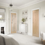Idaho Three Panel Oak Door - Lifestyle Image 1