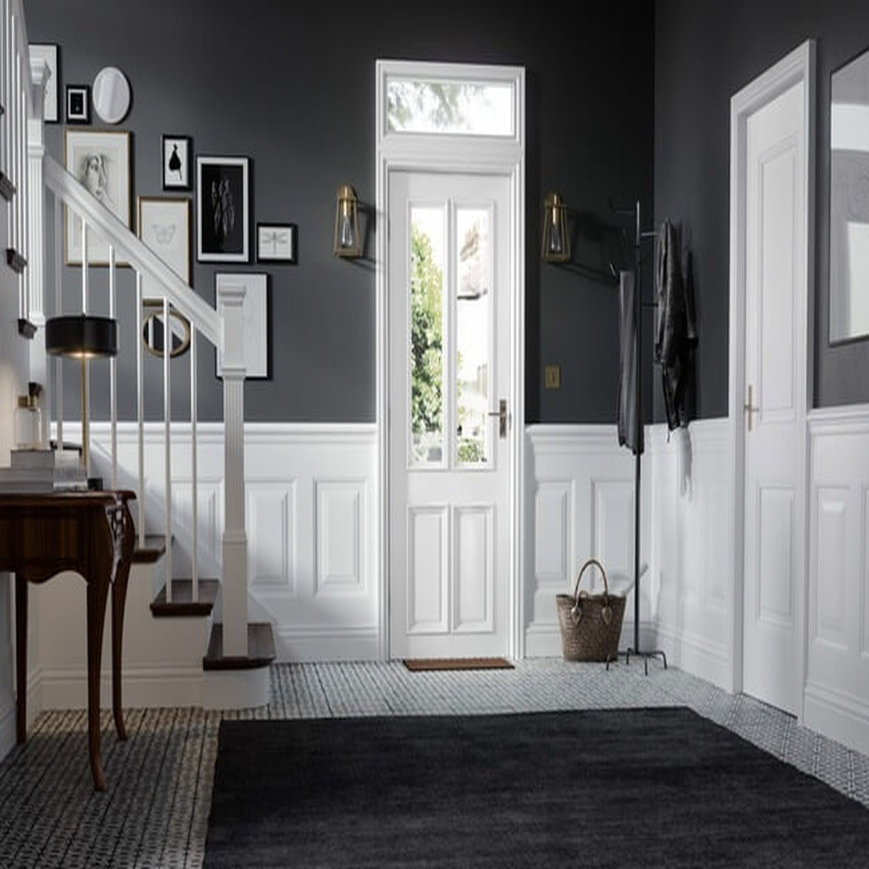 Islington Unglazed Hardwood External Door - Lifestyle Image 1