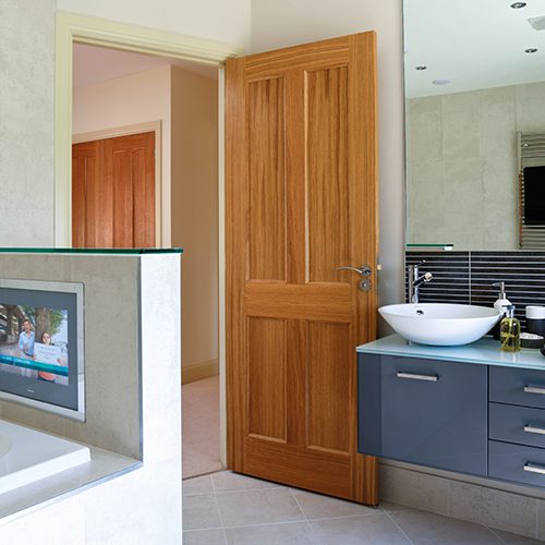 Buy Derwent Unfinished Oak Internal Door online UK