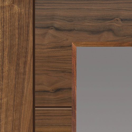 Buy Emral Walnut Glazed Prefinished Internal Door online UK