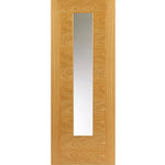 Buy Ostria Prefinished Oak Clear Glazed Internal Door online UK