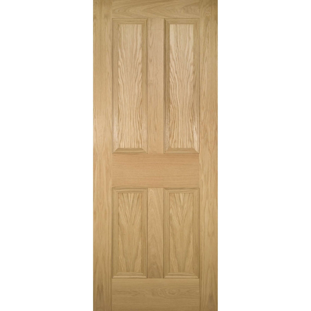 Product Kingston oak fire door on white background