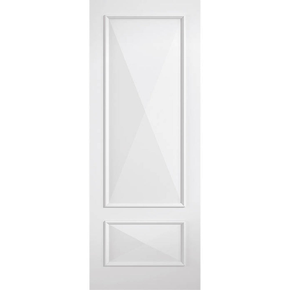 Product Knightsbridge white primed internal door with classic panel design