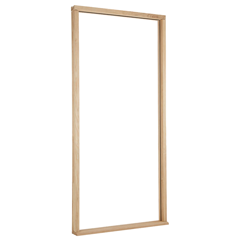 Oak external door frame and cill