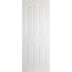 Textured Mayfair White Moulded Internal Door - Main Product Image