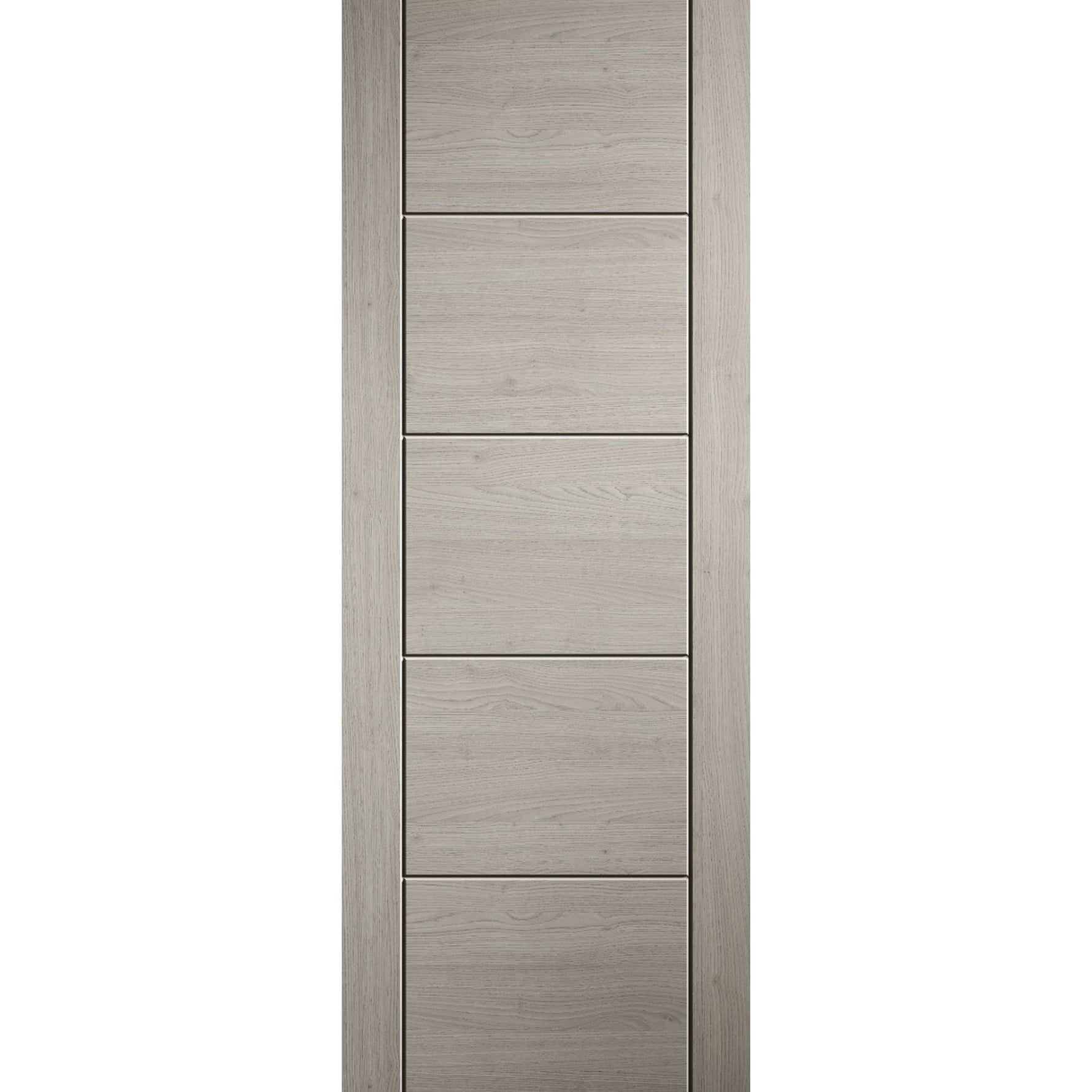 Ladder Light Grey Prefinished Laminate Fire Door - Main Product Image