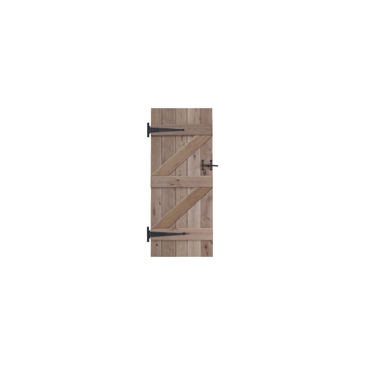 Ledge & Braced Rustic Bead & Butt Internal Door - Main Product Image