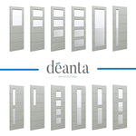 Light Grey Flush Horizontal Inlay Prefinished Internal FD30 Fire Door - Lifestyle Image 3