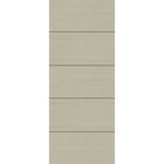 Light Grey Flush Horizontal Inlay Prefinished Internal FD30 Fire Door - Main Product Image