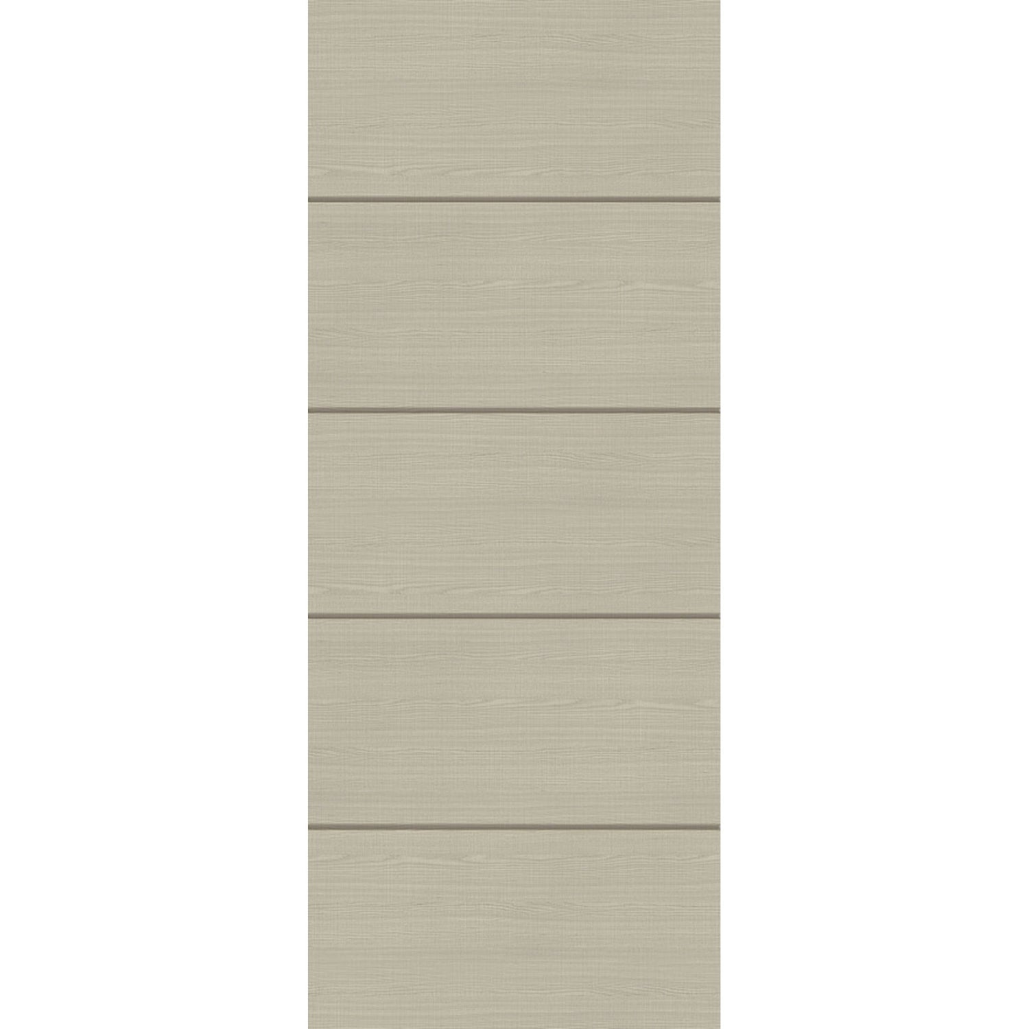 Light Grey Flush Horizontal Inlay Prefinished Internal FD30 Fire Door - Main Product Image