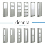 Light Grey Flush Vertical Inlay Prefinished Internal Door - Lifestyle Image 3