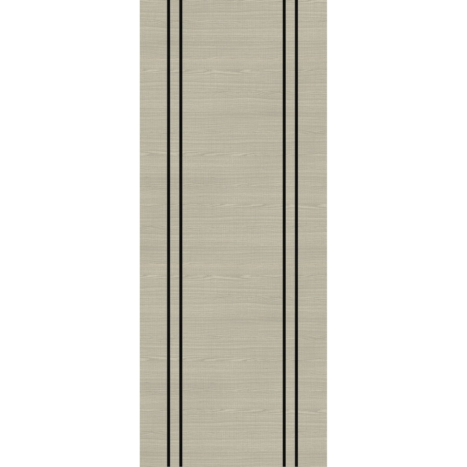 Light Grey Flush Vertical Inlay Prefinished Internal FD30 Fire Door - Main Product Image