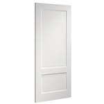 Madison White Primed Door - Angled Product Image