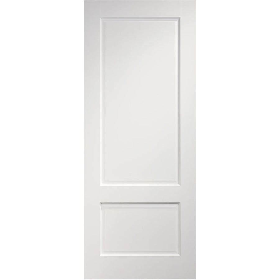 Product white primed Madison solid internal door with simple panel detailing