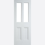 Malton 4 Panel 2P 2L Unglazed Primed White Door - Main Product Image