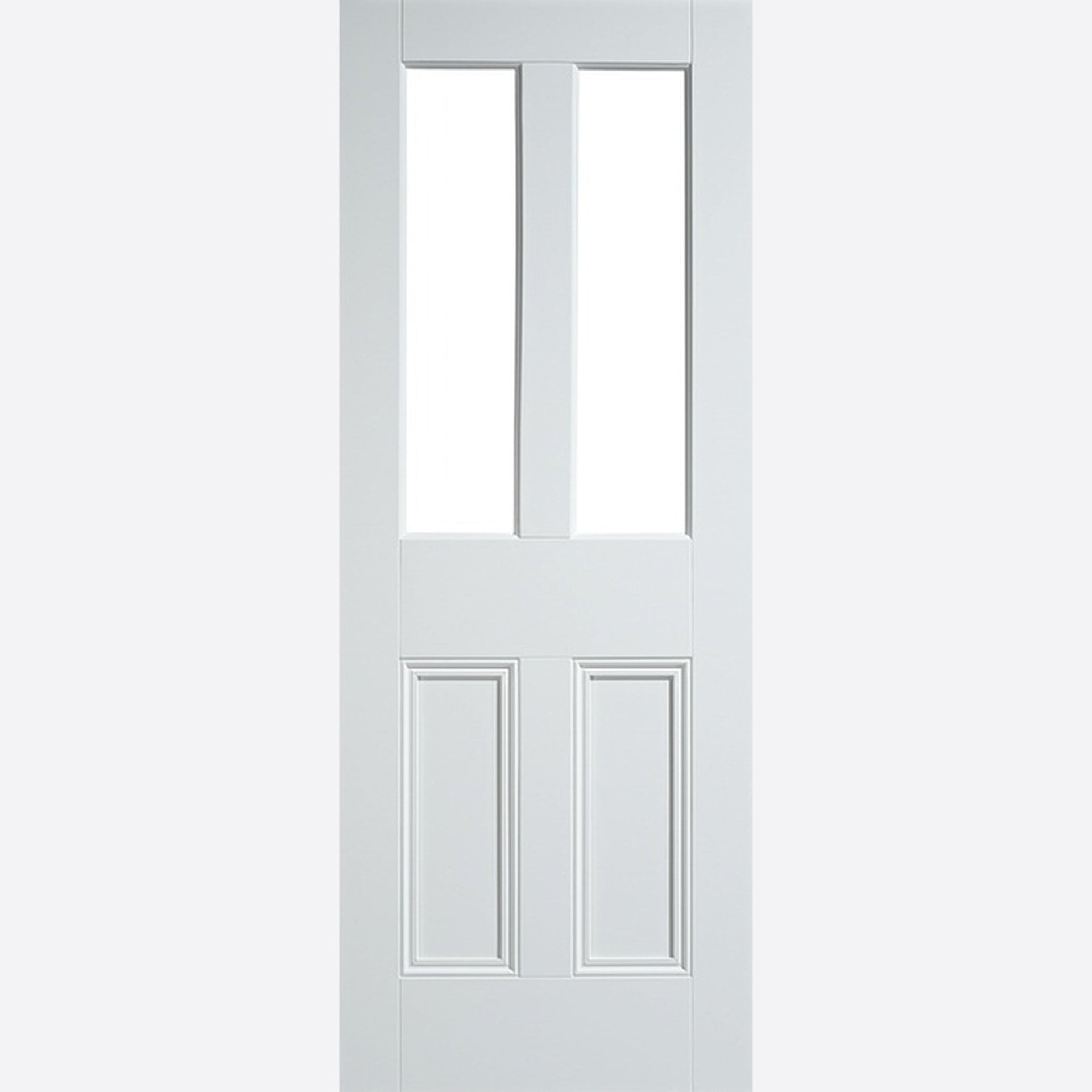 Malton 4 Panel 2P 2L Unglazed Primed White Door - Main Product Image