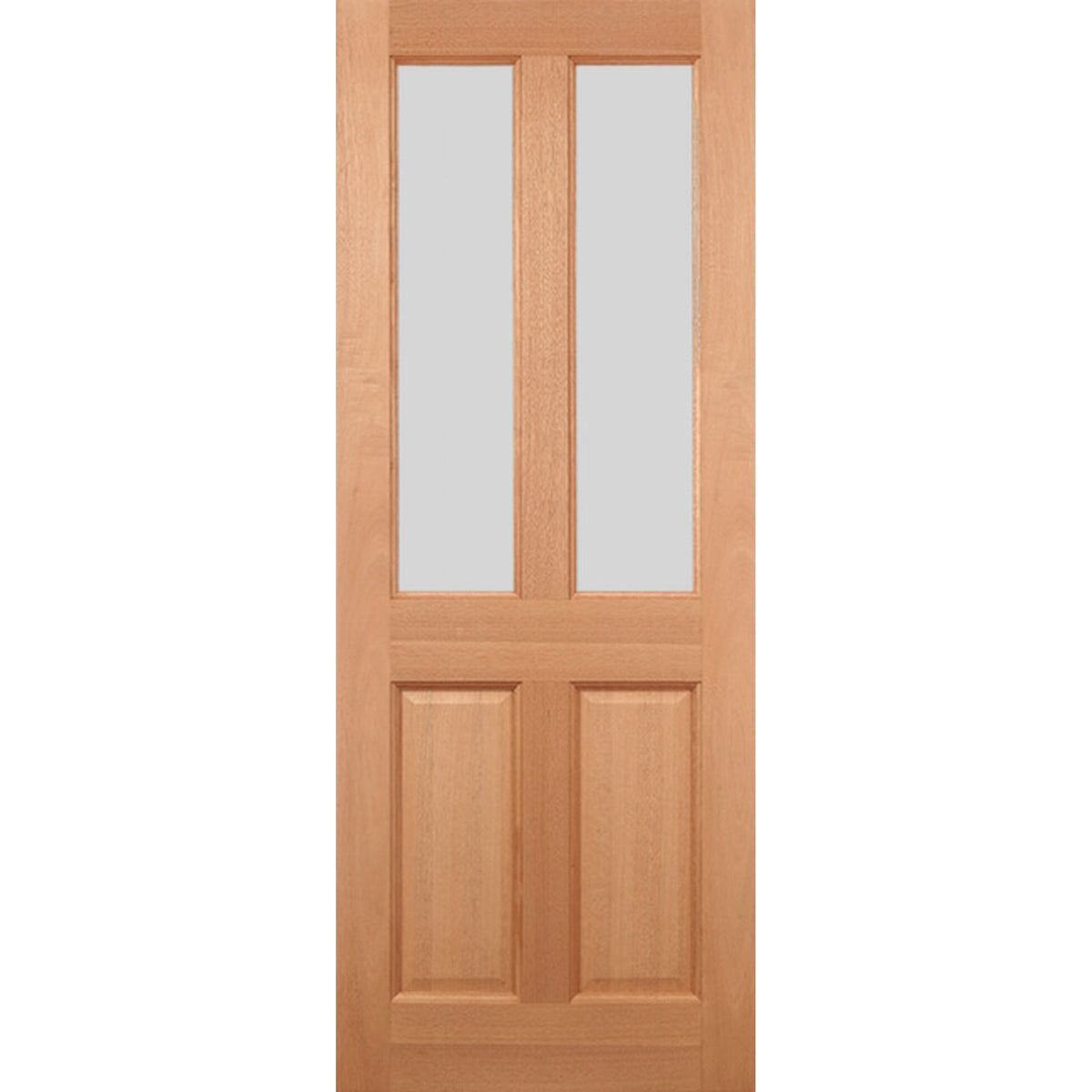 Malton Frosted Glazed Hardwood External Door - Main Product Image