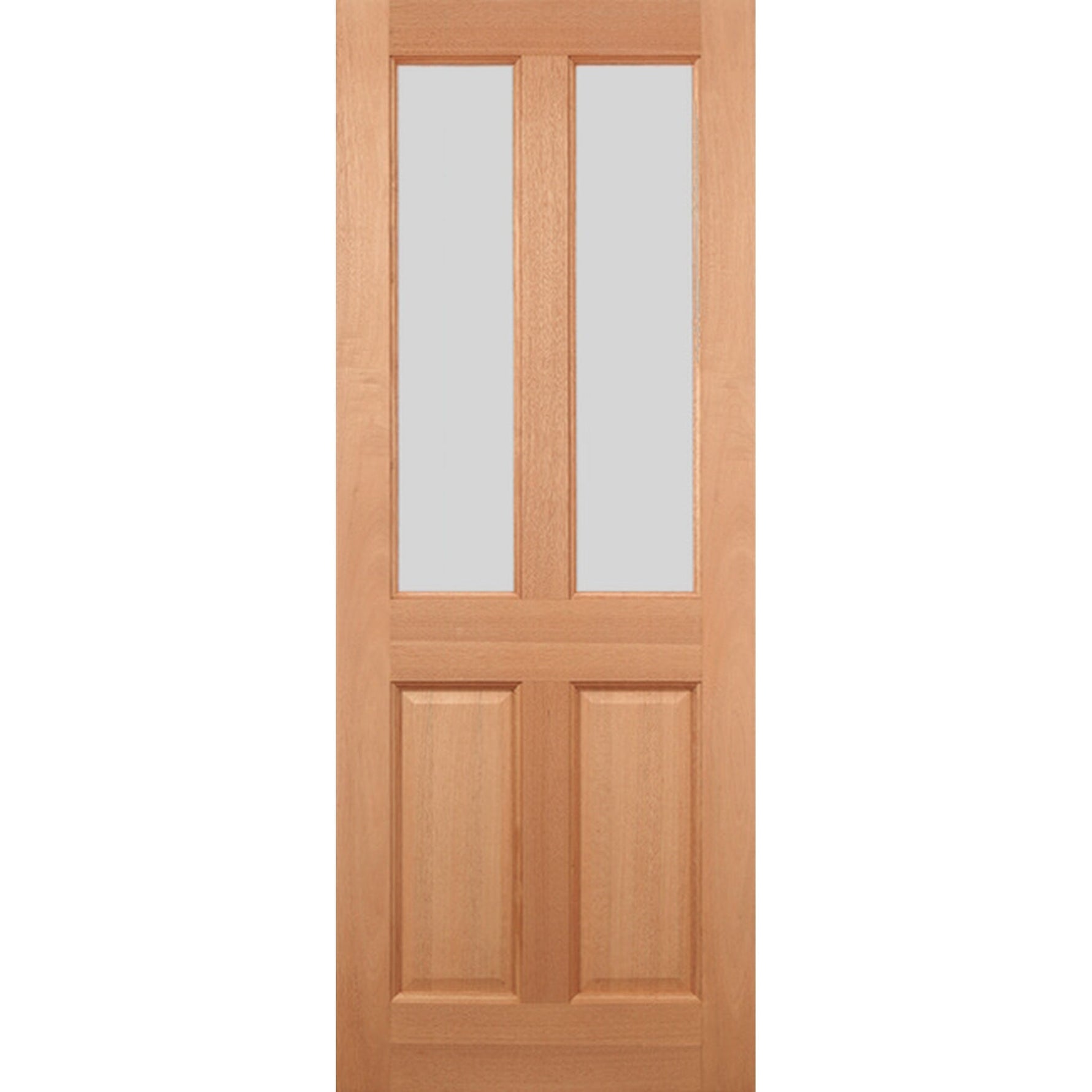 Malton Frosted Glazed Hardwood External Door - Main Product Image
