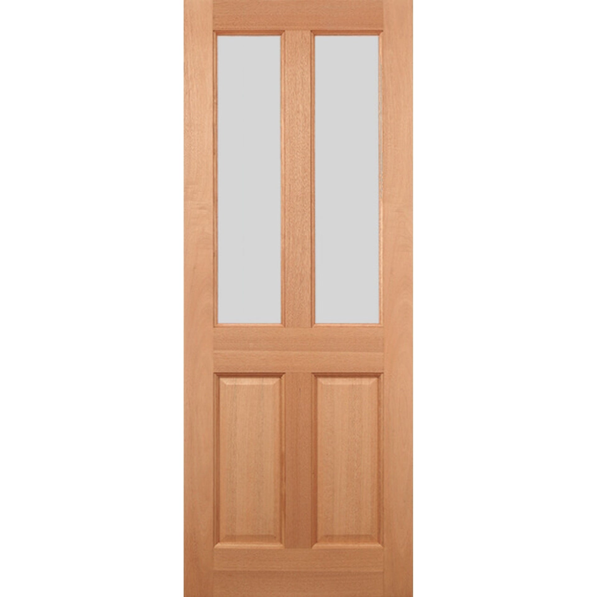 Malton Frosted Glazed Hardwood External Door - Main Product Image