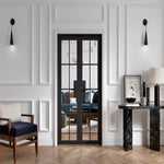 Malvern Black W4 Prefinished Room Divider - Lifestyle Image 1
