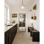 Malvern Glazed Prefinished Blonde Oak Door - Lifestyle Image 1