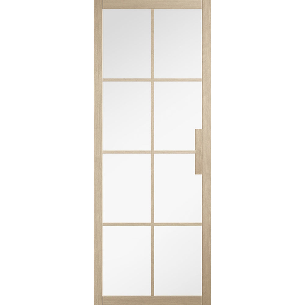 Product Malvern glazed prefinished blonde oak internal door