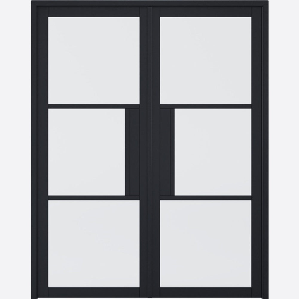 Product Manhattan black prefinished universal frame kit