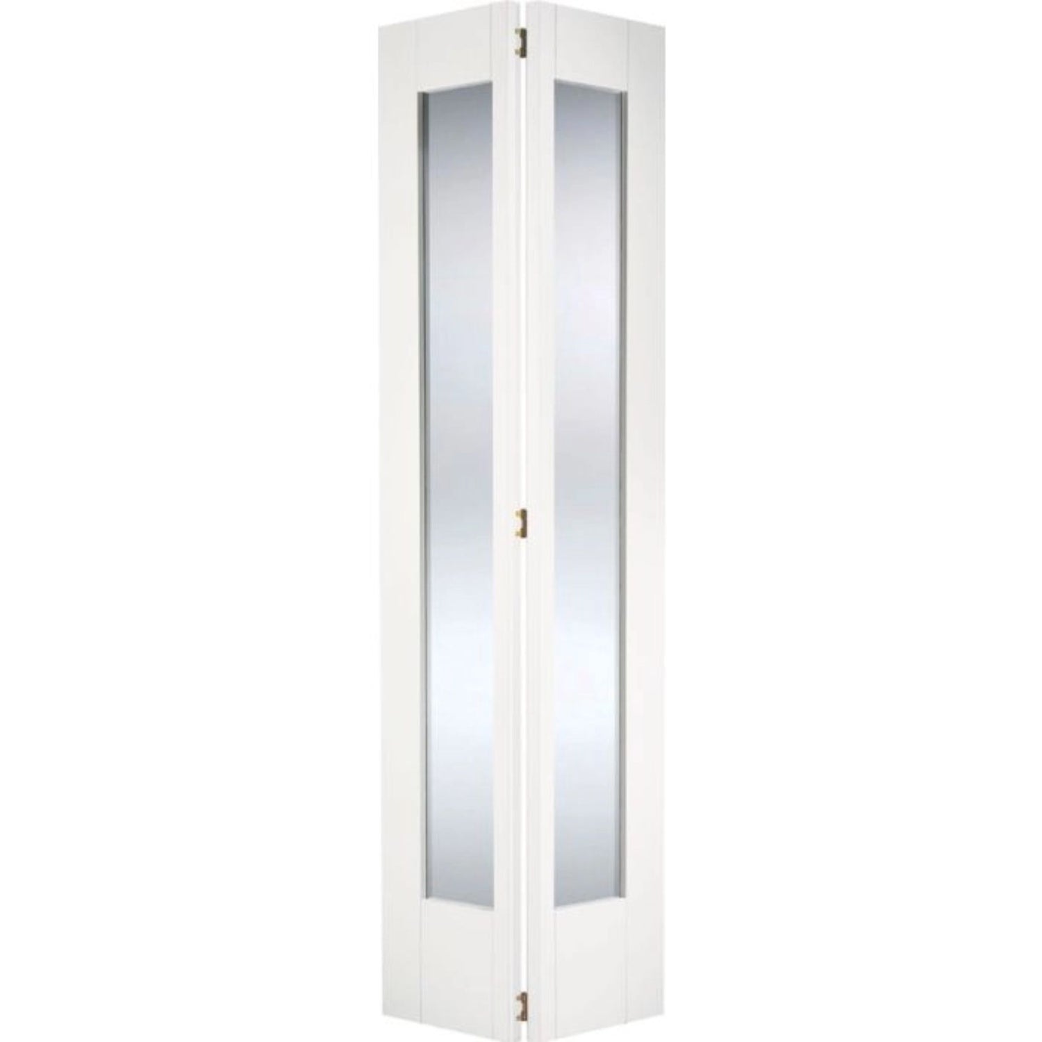 Pattern 10 Glazed White Primed Bi-Fold Door