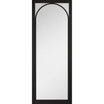 Melrose Black Prefinished Clear Glazed Door - Main Product Image