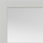 Metro White Clear Glass Internal Door - Lifestyle Image 1