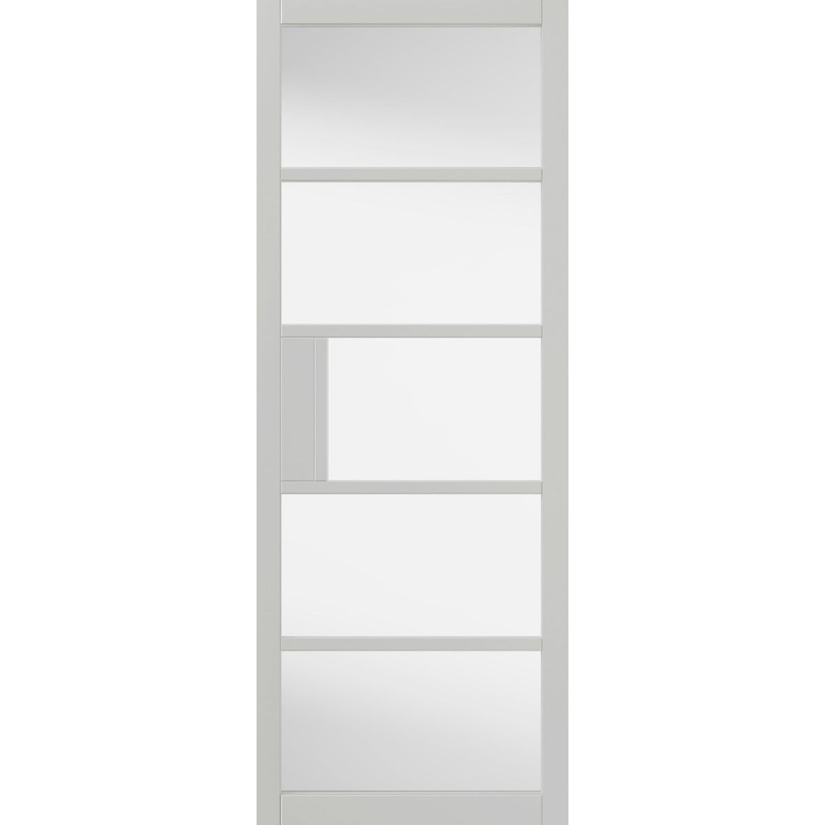 Metro White Clear Glass Internal Door - Main Product Image