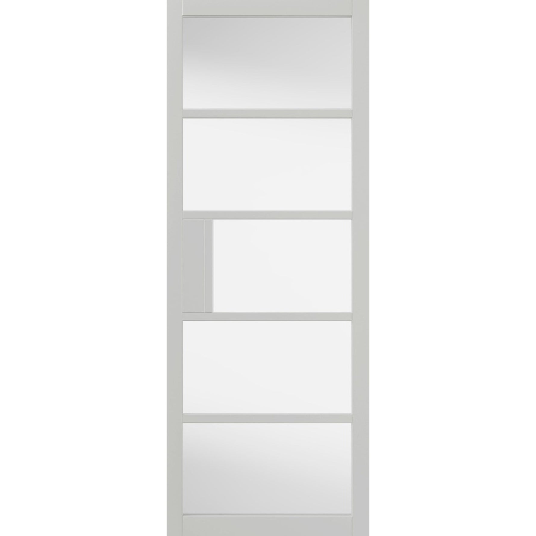 Metro White Clear Glass Internal Door - Main Product Image