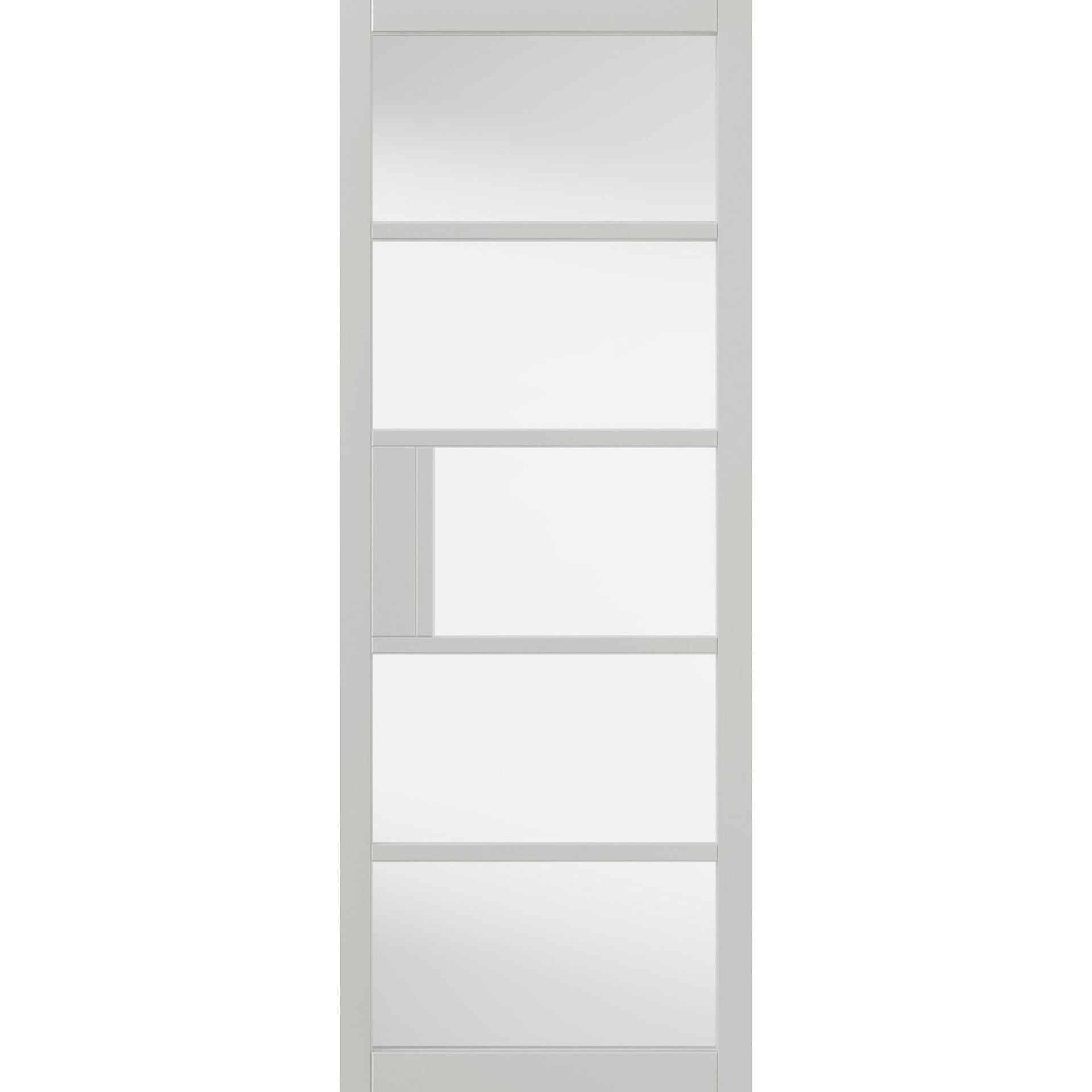 Metro White Clear Glass Internal Door - Main Product Image
