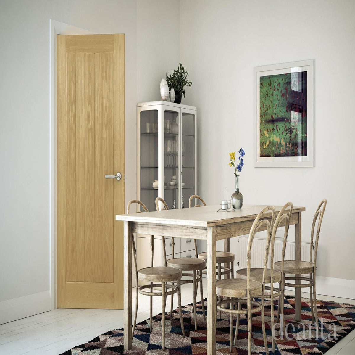 Mexicana Ely Internal Oak Door - Lifestyle Image 2