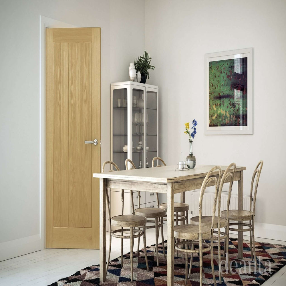 Graphic Mexicana Ely internal oak fire door