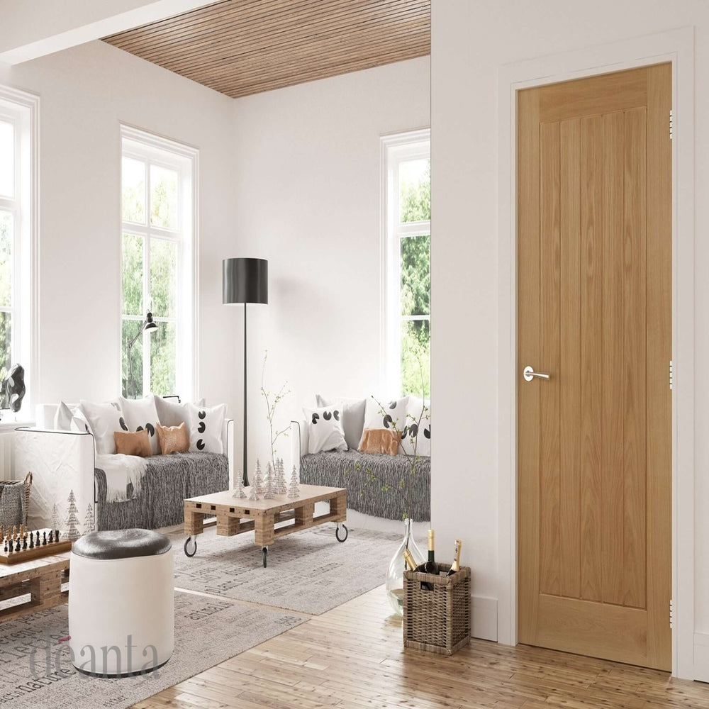 Graphic Mexicana Ely internal oak fire door