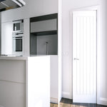 Mexicana Ely Internal White Primed Fire Door - Lifestyle Image 1