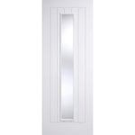 Buy Mexicano White Primed Clear Glazed Door online UK