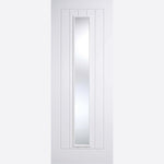 Mexicano White Primed 1 Light Glazed Door - Main Product Image